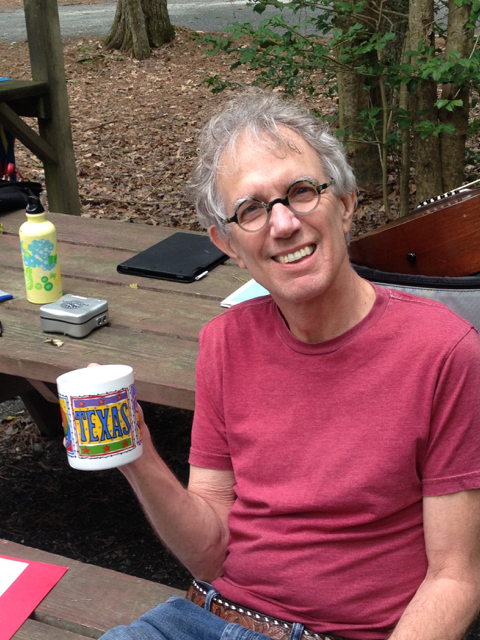  Billy with a Texas Mug in Pocomoke State Park in Maryland.   